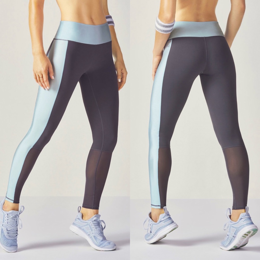 Fabletics High Waisted Mesh PowerHold Leggings